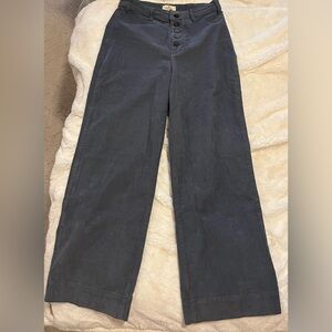 Marine Layer Blue / Grey Corduroy Trousers